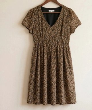 Vestido estampado floral gasa