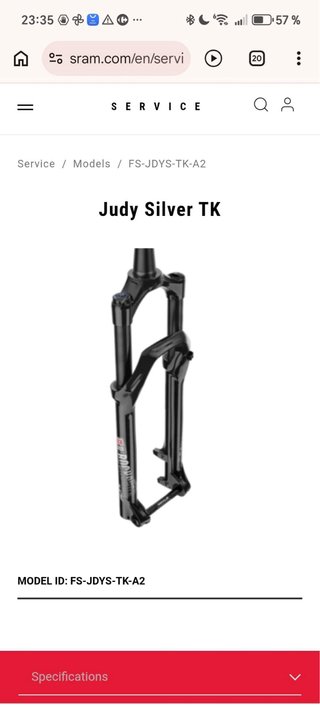 RockShox Judy 30 Horquilla Suspensión