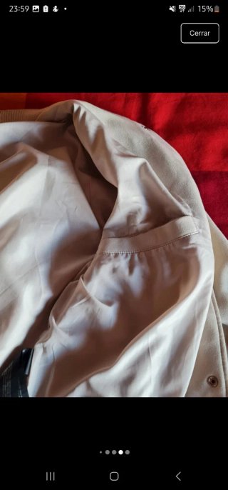 Chaqueta Bomber Ante Pull&Bear Talla M
