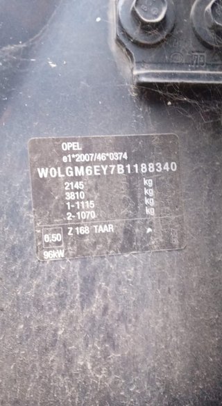 Opel 13235010 llanta insignia a 2.0 cdti 227365