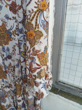 Vestido largo estampado Tintoretto