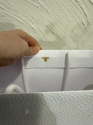 Bolsa y caja regalo Dior blanca