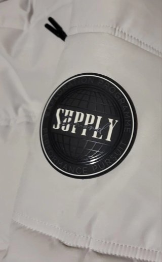 Chaqueta Supply & Demand Gris con Capucha