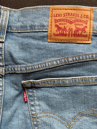 Shorts Vaqueros Levi's Azules