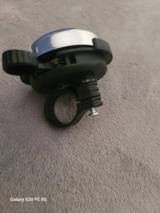 Timbre plateado para patinete o bici