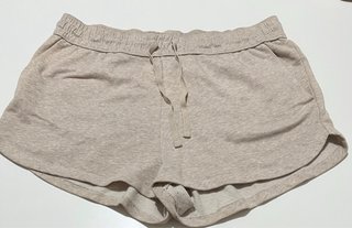 Shorts H&M Basic Beige Talla L