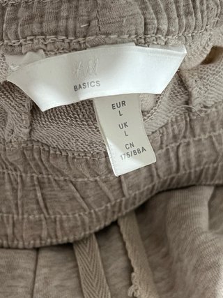 Shorts H&M Basic Beige Talla L