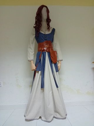 Vestido Vikingo/Medieval/Normando