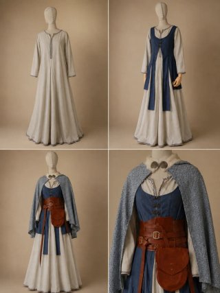 Vestido Vikingo/Medieval/Normando