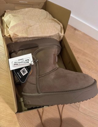 Botas Dr. Franklin plataforma marrones