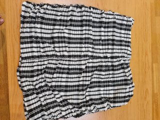 Falda Zara Talla XS Plisada Cuadros