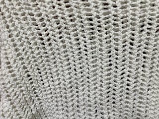 Jersey Crochet Blanco Pull&Bear