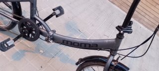 Bicicleta Plegable Moma Street 20 Gris