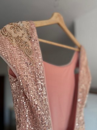 Vestido Sirena Lentejuelas Rosa T40 NUEVO
