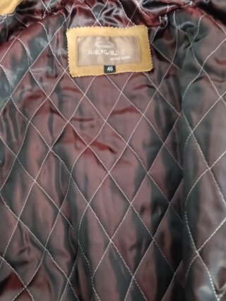 Chaqueta Reflejo Ante Marrón Talla S