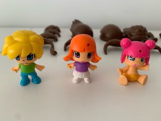 Figuras Pinypon: niño, niña y bebé