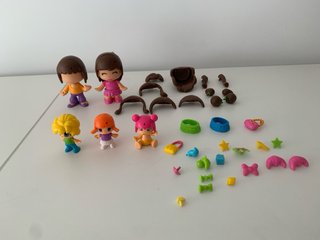Figuras Pinypon: niño, niña y bebé