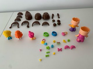 Figuras Pinypon: niño, niña y bebé
