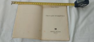 Claves para lingüística George Mounin  Editorial A