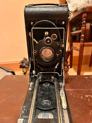 Cámara Contessa Nettel Negra 1920 Carl Zeiss