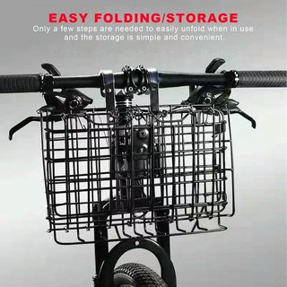 Cesta Plegable para Bicicleta con Bolsa Interior