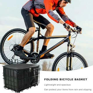 Cesta Plegable para Bicicleta con Bolsa Interior