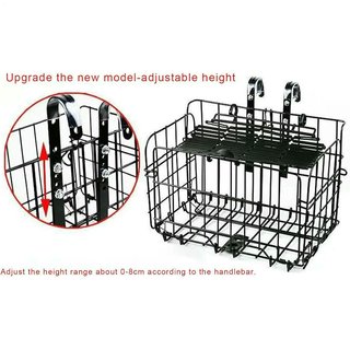 Cesta Plegable para Bicicleta con Bolsa Interior