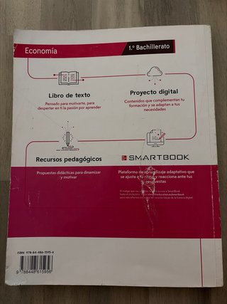 Economía 1o Bachillerato : Smartbook