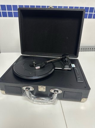 Tocadiscos Portátil Poss Negro