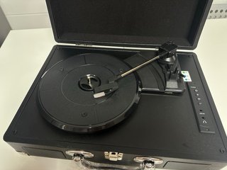 Tocadiscos Portátil Poss Negro