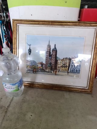 Cuadro  Marco Dorado pintados al óleo