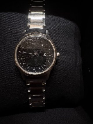 Reloj Calvin Klein Mujer Negro/Plateado