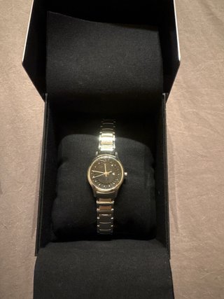 Reloj Calvin Klein Mujer Negro/Plateado