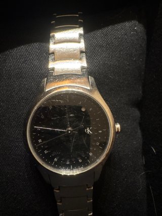 Reloj Calvin Klein Mujer Negro/Plateado