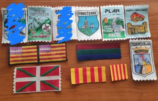 Parches souvenir ciudades España