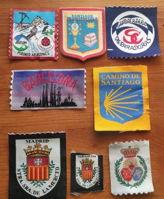 Parches souvenir ciudades España