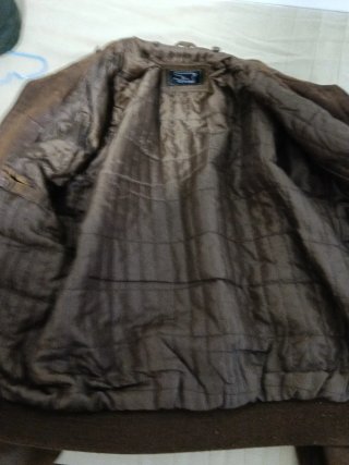 Chaqueta  italiana Aviador Cuello Pelo Desmomtable