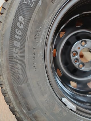 LLANTA REPUESTO AUTOCARAVANA FIAT DUCTO 225/75 R16