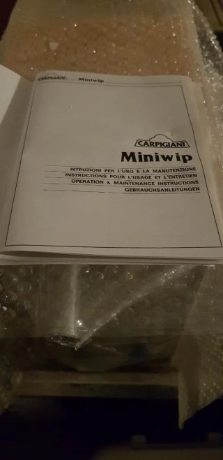 Maquina montadora nata Carpigiani Miniwip