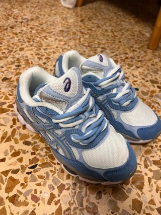 Zapatillas Asics Niños Azul/Morado Nuevas
