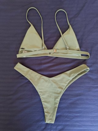 Traje de baño bikini verde Talla M