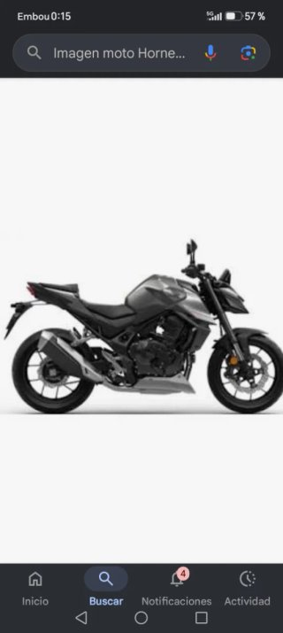 Honda Hornet CB750 Gris