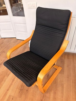Sillón Poäng Ikea Negro