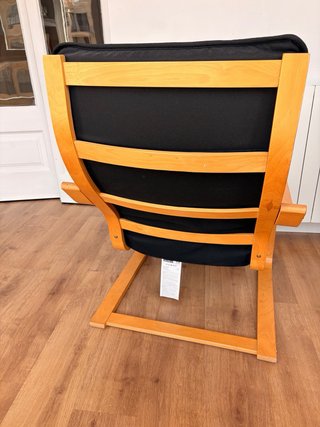 Sillón Poäng Ikea Negro
