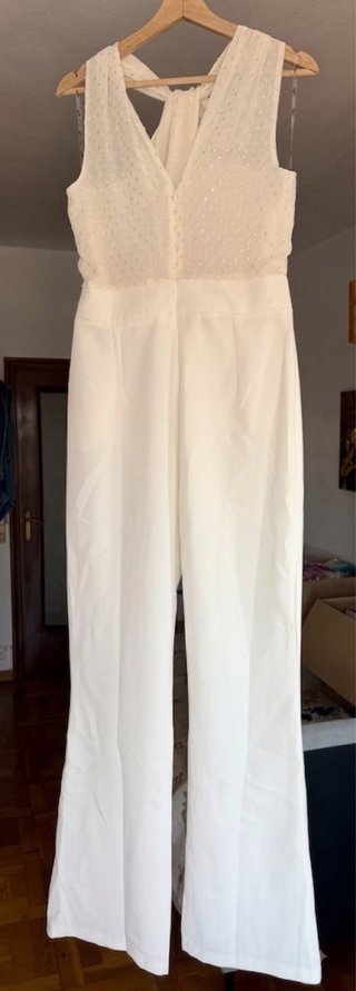 Mono Betzzia T42 Blanco Halter Palazz NUEVO