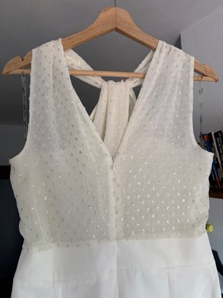 Mono Betzzia T42 Blanco Halter Palazz NUEVO