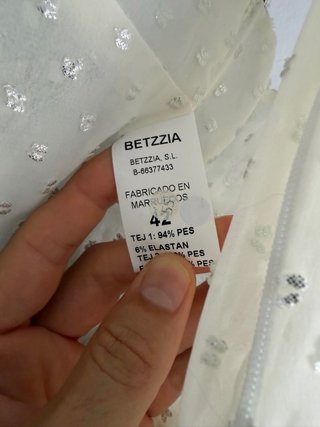 Mono Betzzia T42 Blanco Halter Palazz NUEVO