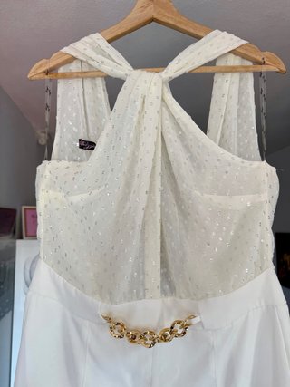 Mono Betzzia T42 Blanco Halter Palazz NUEVO