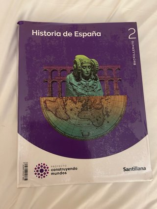 Libro Historia de España SANTILLANA 2°BACH