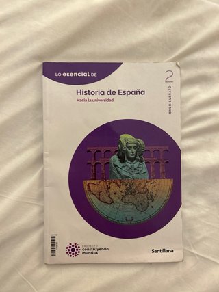 Libro Historia de España SANTILLANA 2°BACH